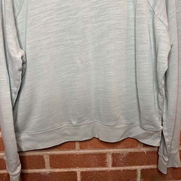 J.Crew Vintage Fleece Sweatshirt Women's Size Large Pullover Blue Green - Picture 10 of 12